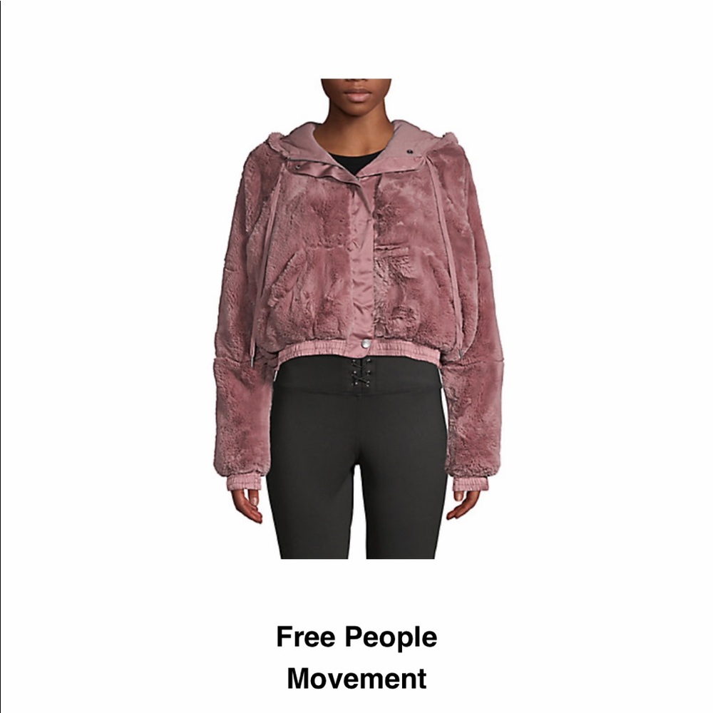 Free People love it soft faux fur jacket